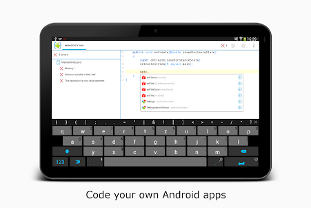 AIDE- IDE for Android Java C++ 3.2.210316 screenshot 4
