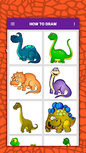 How to draw cute dinosaurs ste 3.2 screenshot 3