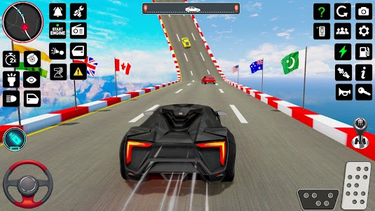 Crazy Car Stunts: Ramp Car 7.4 screenshot 3