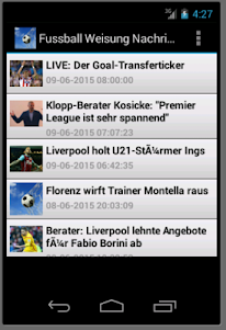 Fussball Weisung Nachrichten 1.0 screenshot 6