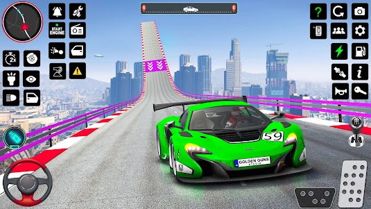 Crazy Car Stunts: Ramp Car 7.4 screenshot 5