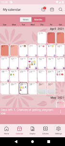 WomanLog Period Calendar 6.8.8 screenshot 2