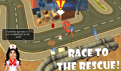 Ambulance Race Rescue Sim 911 1.5 screenshot 4