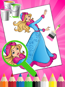 Princess Coloring Book 3 2.0.1 screenshot 5