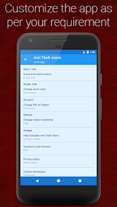Anti-theft alarm  screenshot 4