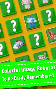 Memory Kids Robocar Toys 1.0 screenshot 4