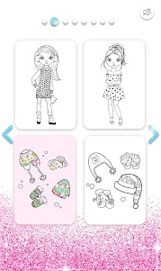 Girls Color Book with Glitter 1.1.8.0 screenshot 2
