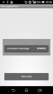 MessageBar Demo (GMail style) 1.2 screenshot 1