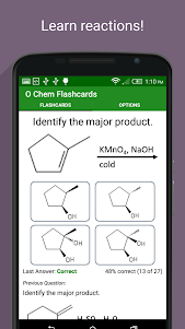 Organic Chemistry Flashcards 1.56 screenshot 1