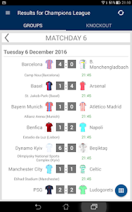 Results for Champions League 4.2.4 screenshot 12