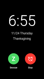 Alarm: Clock with Holidays 1.0.81 screenshot 2