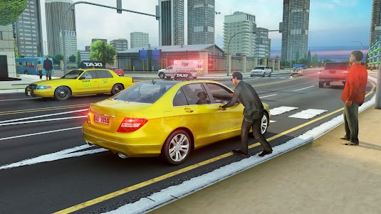 US City Taxi Games - Car Games  screenshot 5