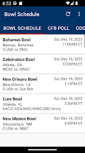 College Football Bowl Schedule 3.0 screenshot 2