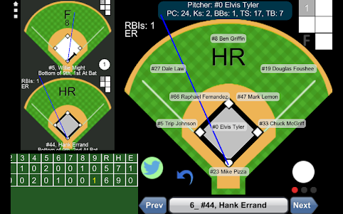 Baseball ScoreBook 1.12 screenshot 9