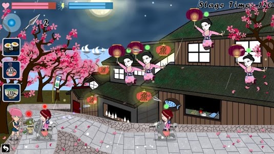 Ninja Girl: Throwing RPG  screenshot 2