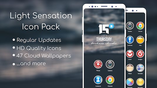 Light Sensation - Icon Pack 8.0.3 screenshot 1