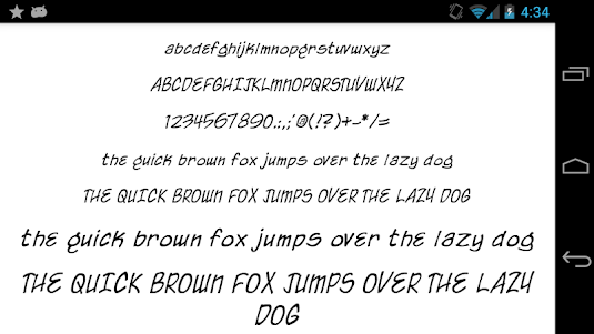 Fonts for FlipFont 50 Written  screenshot 4