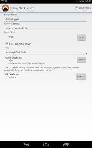 OpenVPN for Android 0.7.49 screenshot 7