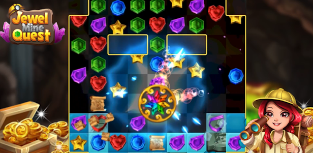 Jewel Mine Quest: Match-3 1.4.8 screenshot 1