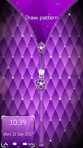 Purple Diamond Flower Zipper 2.6 screenshot 1