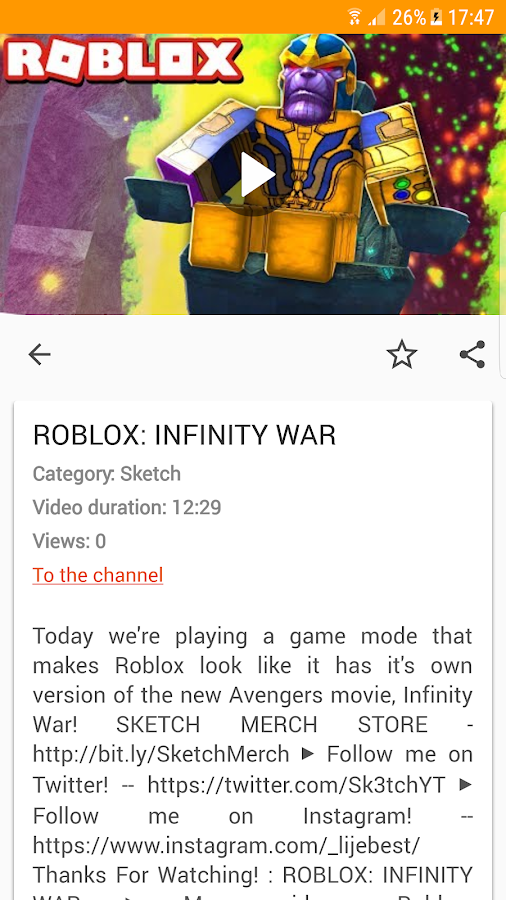 Download Sketch Roblox Video 1 0 1 Apk Android Entertainment Apps