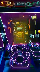 Neon Flytron: Cyberpunk Racer 1.9.3 screenshot 4