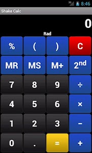 Shake Calc - Calculator 2.5 screenshot 1