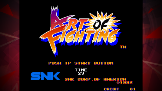 ART OF FIGHTING ACA NEOGEO 1.1.0 screenshot 1