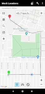 Mock Locations (fake GPS path) 1.98 screenshot 1