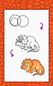 How to draw cute dinosaurs ste 3.2 screenshot 15