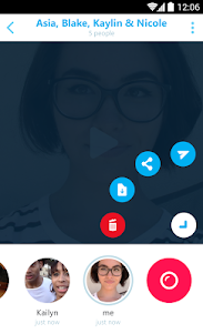 Skype Qik: Group Video Chat 1.9.0.6513-release screenshot 4