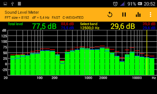 Sound Level Meter 1.5.2 screenshot 2