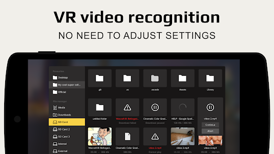 Gizmo VR Video Player: 360 Vir 1.3.1 screenshot 3