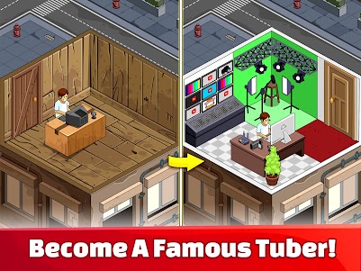 Tube Tycoon - Tubers Simulator 2.1.1 screenshot 11