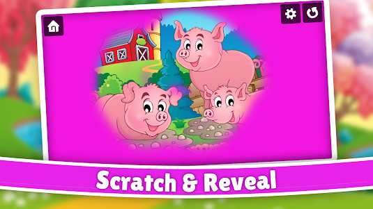 Kids Farm Animal Color Scratch 2022.31 screenshot 1