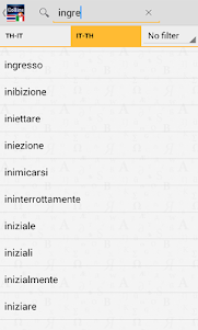 Thai<>Italian Mini Dictionary 4.3.106 screenshot 4