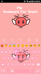 Pig Theme -Gif Emoji Keyboard 1.6 screenshot 4