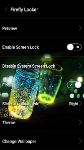 Fireflies lockscreen 69 screenshot 1