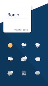 Bonjo weather icons 1.33.1 screenshot 1