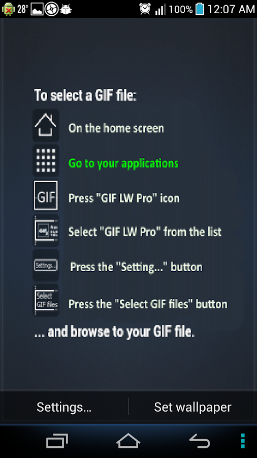 GIF Live Wallpaper Pro  APK Download - Android Personalization Apps