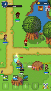 The Walking Hero (Auto Battle   screenshot 1