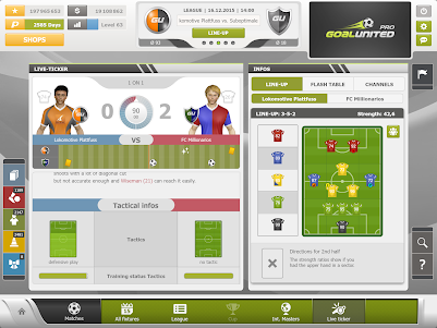 goalunited PRO soccer manager 1.6.0 screenshot 10