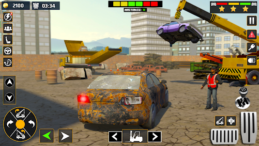 Car Crusher Excavator Games 3d 1.8 screenshot 2