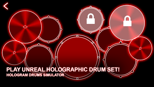 Hologram Drums Simulator 1.3 screenshot 1