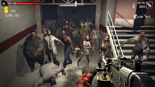 Zombie Hunter D-Day : 10Mil + 1.0.904 screenshot 2