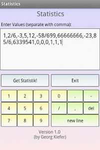 Statistics Calculator 2.9 screenshot 4