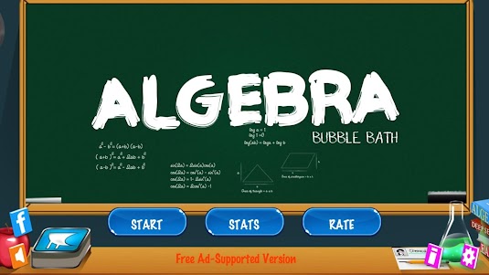 Learn Algebra Bubble Bath Game 56 screenshot 10