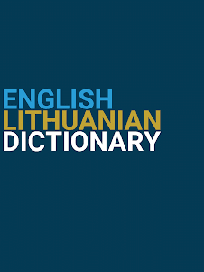 English Lithuanian Dictionary 3.0.2 screenshot 9