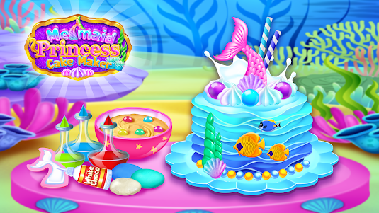 Mermaid Glitter Cake Maker 2.5 screenshot 4