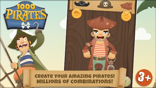 1000 Pirates Dress Up for Kids 2.1.1 screenshot 1